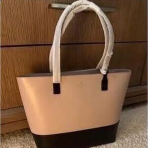 Kate Spade Black and Almond Tote Bag